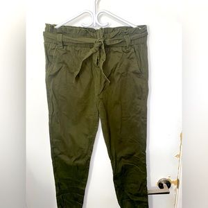 Paper bag dress pants